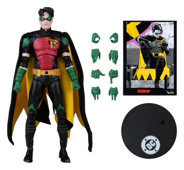DC Direct Page Punchers Action Figure Robin Tim Drake (Nightwing #81) (Red Platinum Edition) 18 cm 2