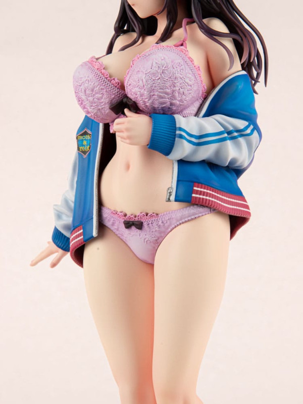 Original Character PVC Statue 1/6 Sukajan Jacket Kanojo wa Cool de Itai! Kyouka Kagura 27 cm 6