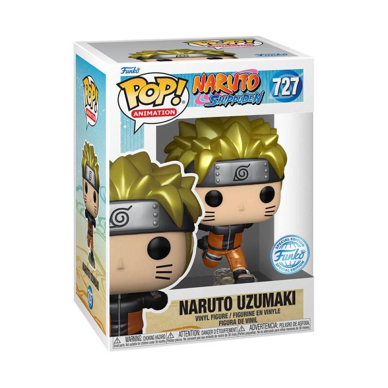 Naruto POP! & Tee Box Naruto Running Size M