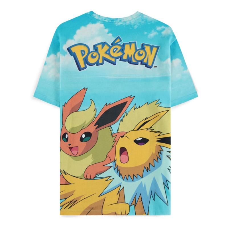 Pokémon T-Shirt Mirage AOP Eevee Evolutions Size XL