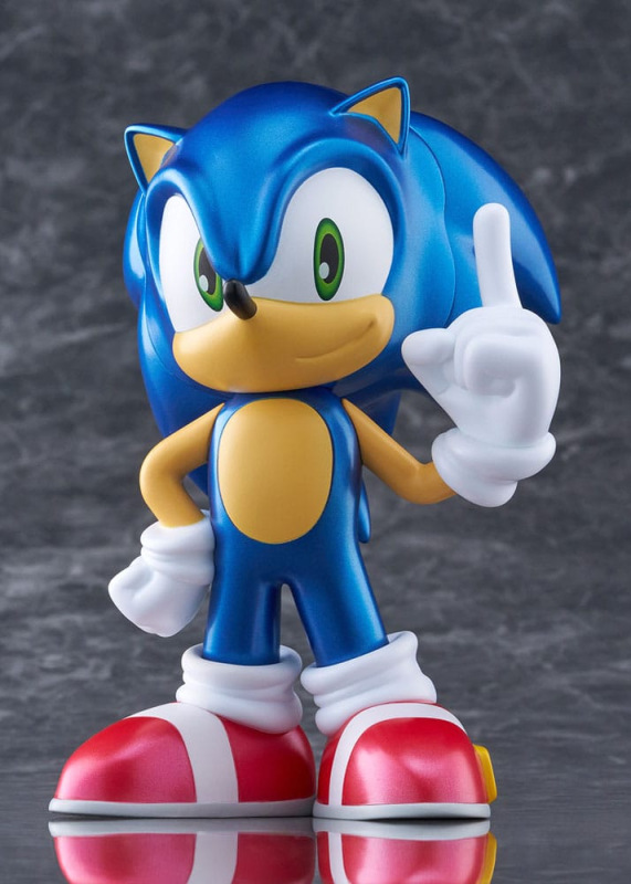 Sonic The Hedgehog Sofbi Vinyl Figure Sonic Metallic Ver. 15 cm 5