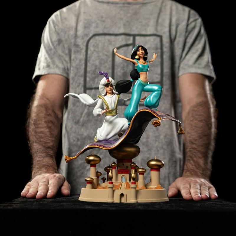 Disney Scale Statue 1/10 Aladdin and Yasmine 30 cm 6