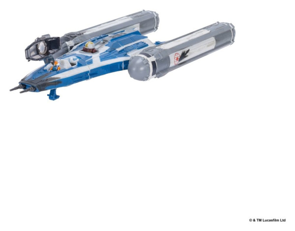 Star Wars Medium Vehicle & Figure set BTL-B Y-wing & Ahsoka & R7-A7 5