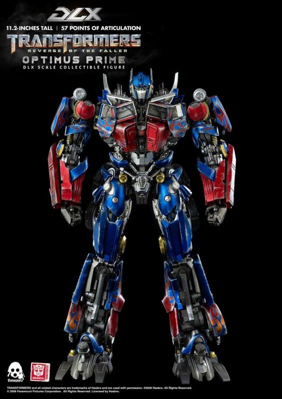 Transformers Revenge of the Fallen: Optimus Prime 28 cm DLX Action Figure - ThreeZero