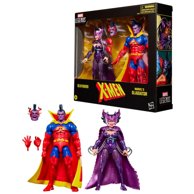 X-Men Marvel Legends Action Figure 2-Pack Deathbird & Marvel's Gladiator 15 cm 14