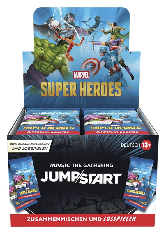 Magic the Gathering Marvel Super Heroes Jumpstart Booster Display (24) german 5