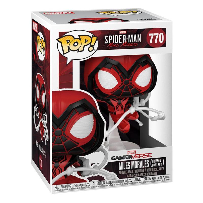 Marvel's Spider-Man POP! Games Vinyl Figure Miles Morales Red Suit 9 cm 1