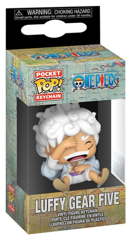 One Piece Pocket POP! Vinyl Keychains 4 cm Luffy Gear 5 Display (12) 1