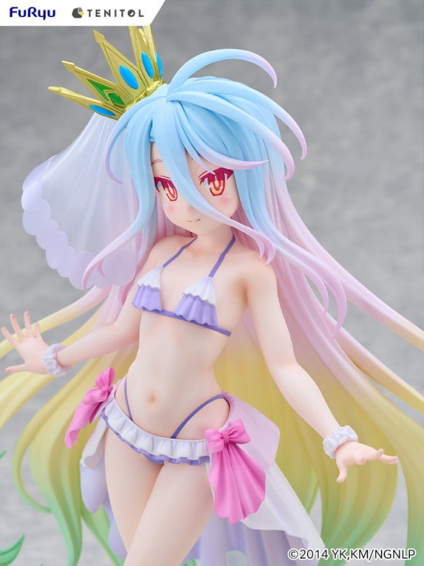 No Game No Life Tenitol Tall PVC Figure Shiro swimwear dress Ver. 29 cm 8