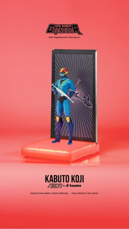 Grendizer Neon Figure 1/9 Kabuto Koji - Alcor 25 cm 2