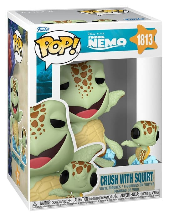 Finding Nemo POP! & Buddy Vinyl Figure Crush w/Squirt 9 cm 1