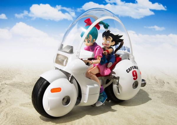 Dragon Ball S.H. Figuarts Vehicle with Figure Bulma's Motorcycle Hoipoi Capsule No. 9 17 cm 3