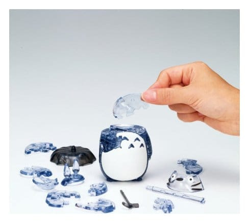 My Neighbor Totoro Kumukumu Crystal Figurine Totoro Umbrella 3