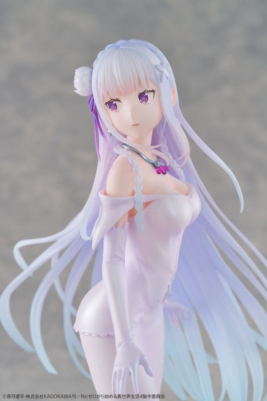 Re:ZERO -Starting Life in Another World- PVC Figure 1/7 Emilia Wedding dress Ver. 24 cm 6