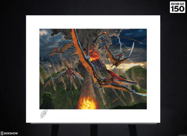 Original Artist Series Art Print Eruption by Vincent Hie 41 x 51 cm - Sideshow