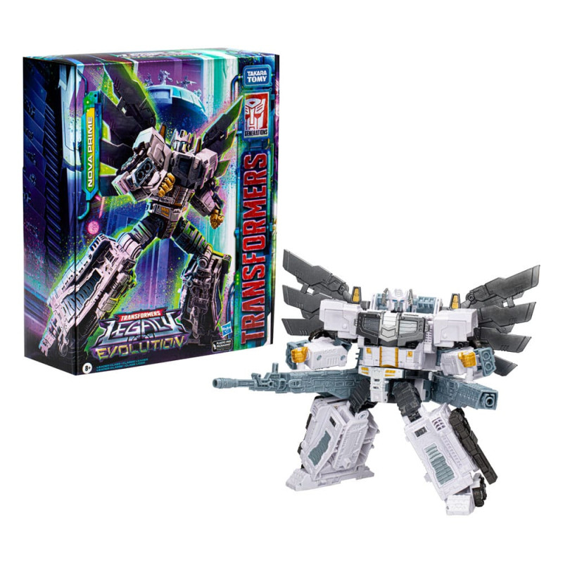 Transformers Generations Legacy Evolution Leader Class Action Figure Nova Prime 18 cm 2