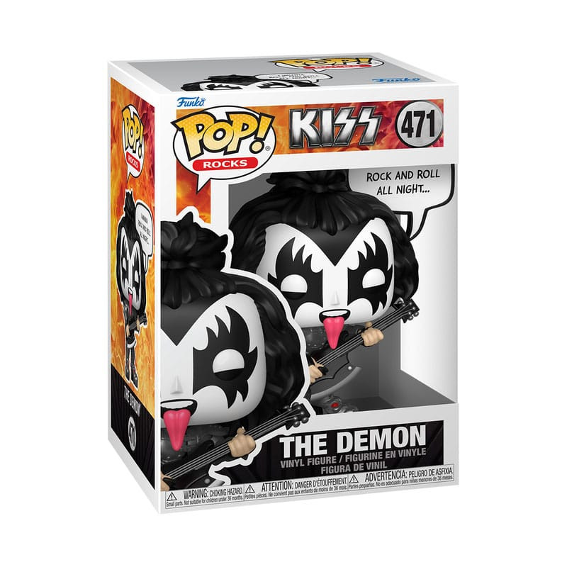 KISS POP! Sayings Vinyl Figure The Demon(R&R All Night) 9 cm 1