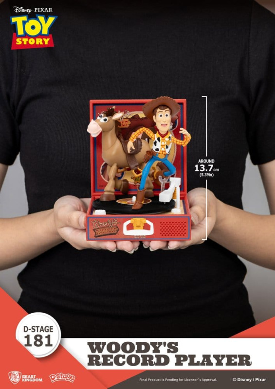 Toy Story Record Player Series PVC figure Woody's Record Player 13 cm 7