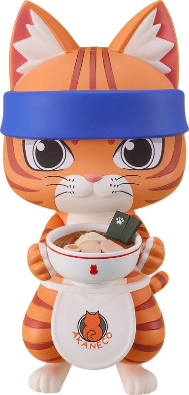 Red Cat Ramen Nendoroid Action Figure Bunzo 10 cm