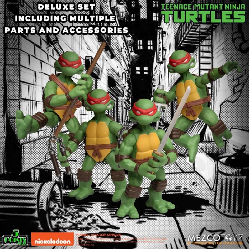 Teenage Mutant Ninja Turtles Action Figures Teenage Mutant Ninja Turtles Deluxe Set 8 cm 1