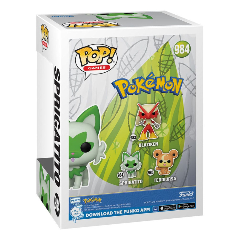 Pokemon POP! Games Vinyl Figure Sprigatito(EMEA) 9 cm 2