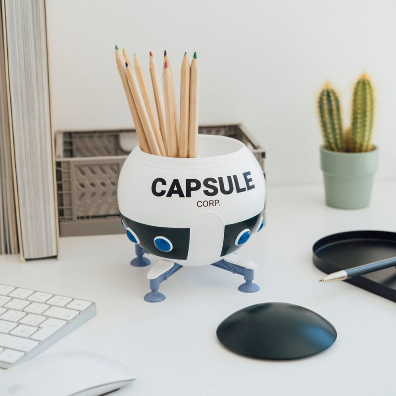 Dragon Ball Z Pencil Holder Spaceship Capsule Corp 3