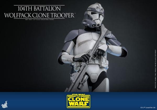 Star Wars The Clone Wars Action Figure 1/6 104th Battalion Wolfpack Clone Trooper 30 cm 8