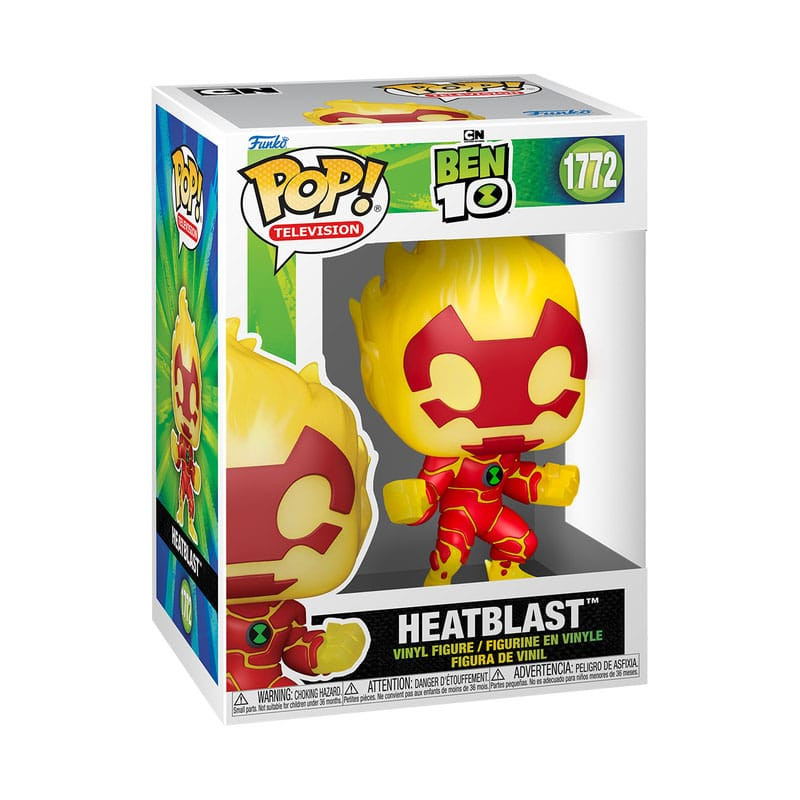 Ben 10 POP! TV Vinyl Figures Heatblast 9 cm 1