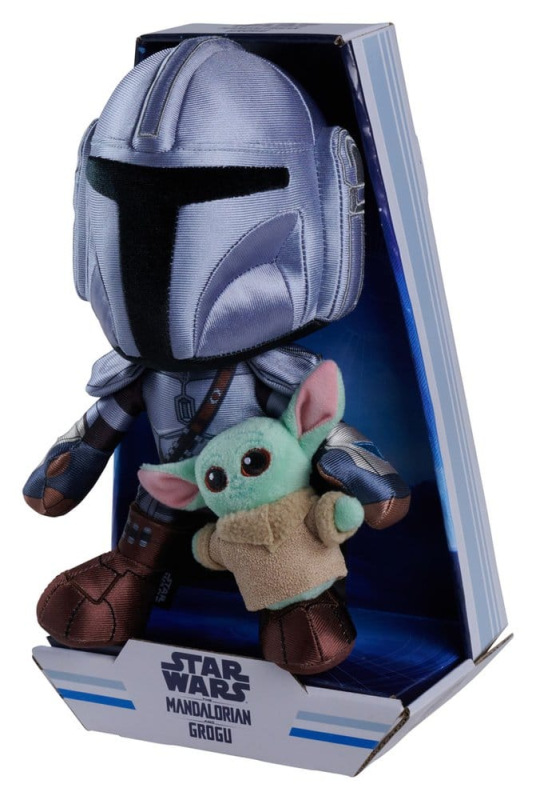 Star Wars Mandalorian Plush Figure Mandalorian & Mini Grogu 25 cm 3