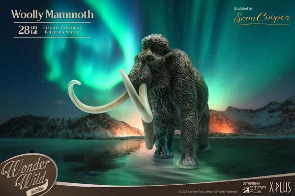 Historic Creatures: The Woolly Mammoth 28 cm The Wonder Wild Series Statue - X-Plus
