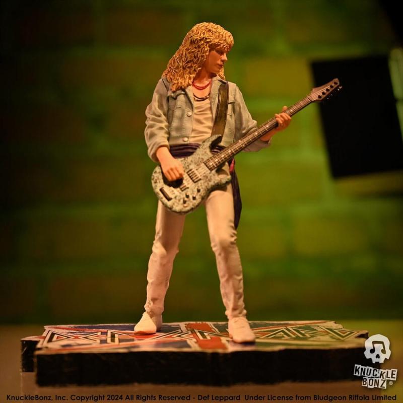 Def Leppard Rock Iconz Statue Rick Savage 24 cm