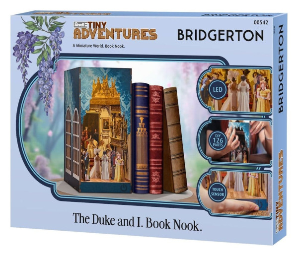 Bridgerton Tiny Adventures Book Nook Mini Diorama The Duke and I 18 cm 4