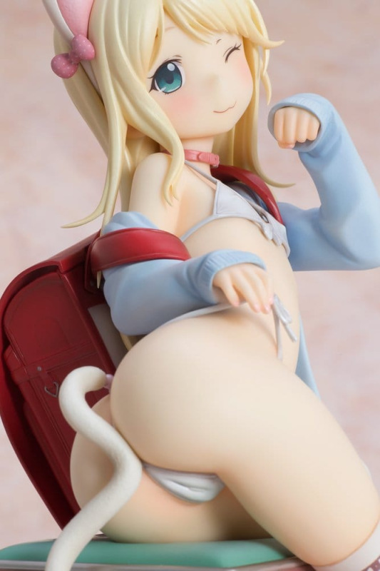 Hatsukoi Ribbon PVC Figure 1/6 Yuu White cat Ver. 25 cm 1