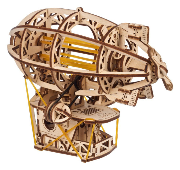 Ugears 3D Wooden Puzzle Steampunk Airship 14