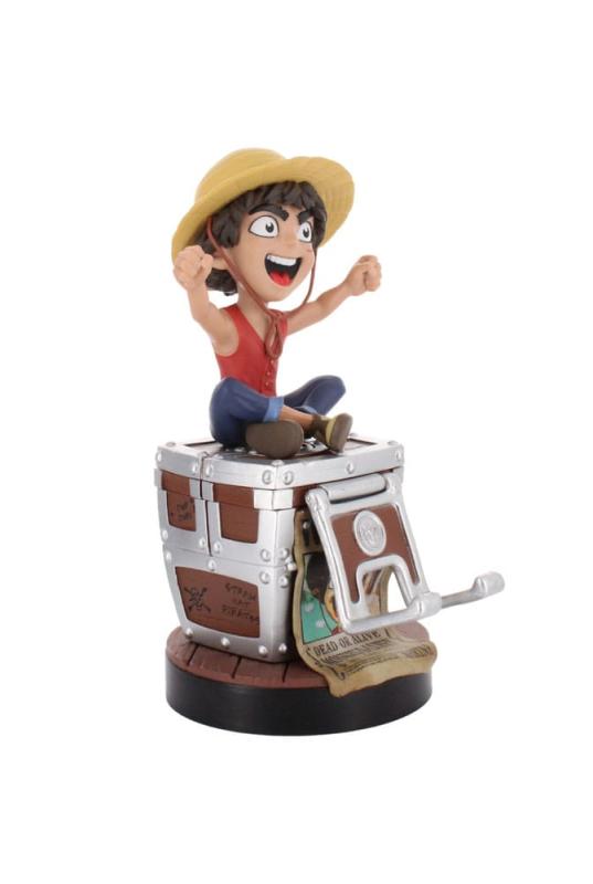 One Piece Cable Guys Charging Stand Luffy Wanted Poster 21 cm