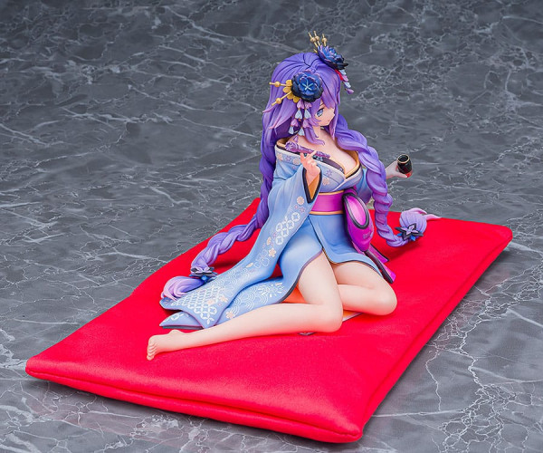 Neptunia x Senran Kagura Statue 1/7 Purple Heart Kimono Ver. 13 cm 2