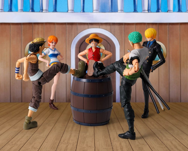 One Piece S.H. Figuarts Accessory Set The Straw Hat Crew Party Set 2