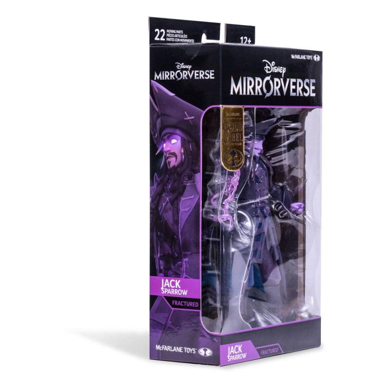 Disney Mirrorverse:  Jack Sparrow Fractured 18 cm Action Figure - McFarlane Toys