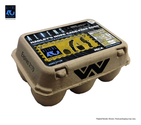 Aliens 6-Pack Accessory Pack Carton of Alien Eggs (40th Anniversary) 8