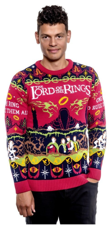 Lord Of The Rings Christmas Sweater One Sweater To Rule Them All Size XXL 4