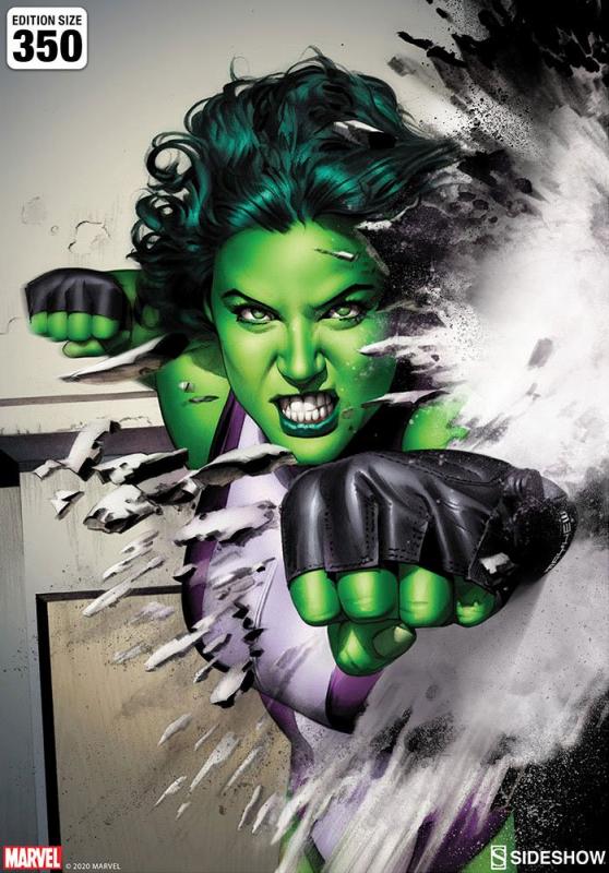 Marvel: She-Hulk - Art Print 46 x 61 cm - unframed - Sideshow