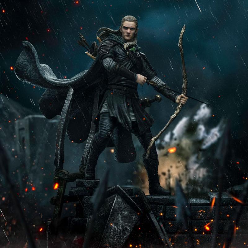 The Lord of the Rings Art Scale Statue 1/10 Legolas Unleashed 29 cm 1