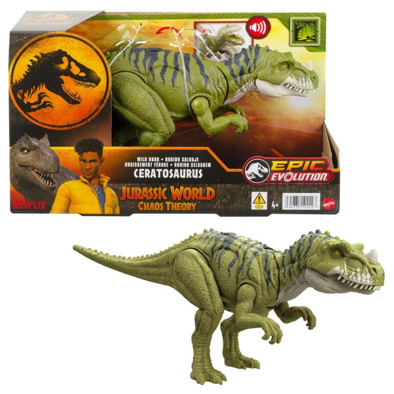 Jurassic World Epic Evolution Action Figure Wild Roar Ceratosaurus