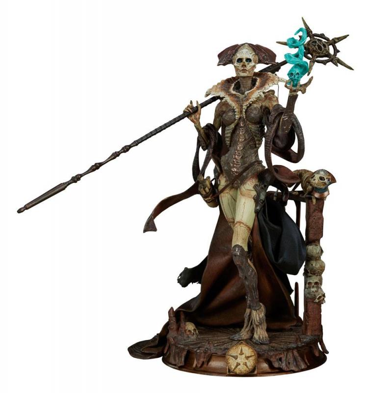 Court of the Dead: Xiall - Osteomancers Vision 33 cm PVC Statue - Sideshow Collectibles