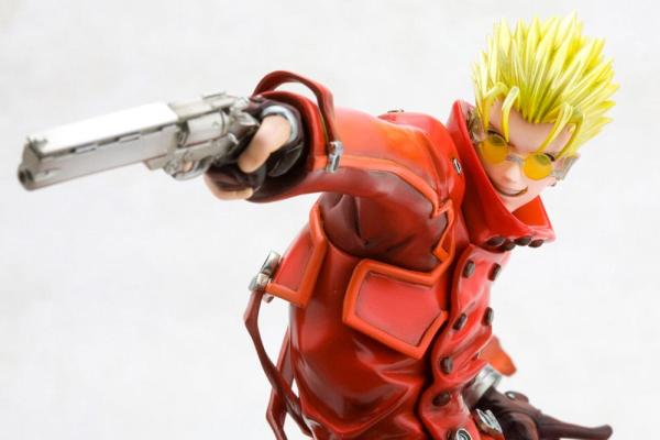 Trigun Badlands Rumble ARTFX J Statue 1/8 Vash The Stampede Renewal Package Version 19 cm