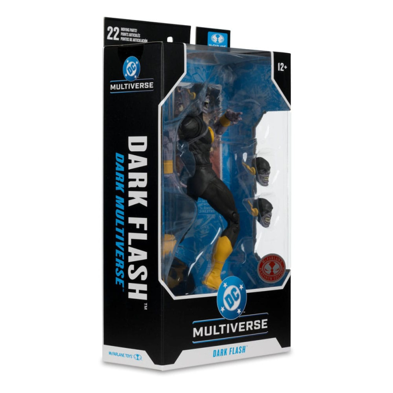 DC Comics DC Multiverse Action Figure Dark Flash (Dark Mulitverse) (Red Platinum Edition) 18 cm 7
