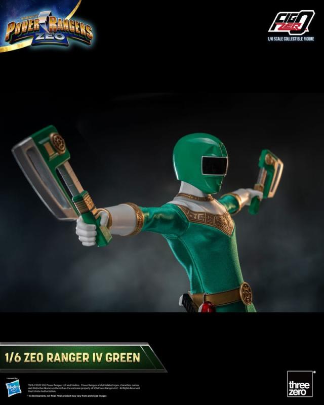 Power Rangers Zeo FigZero Action Figure 1/6 Ranger IV Green 30 cm 4