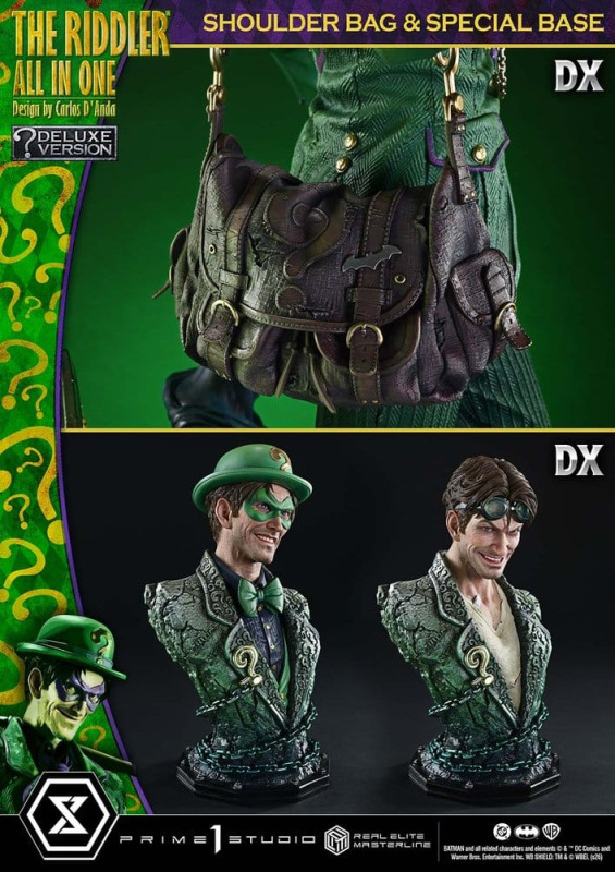 DC Comics Real Elite Masterline Series Statue 1/3 The Riddler All In One (Design by Carlos D'Anda) D 13