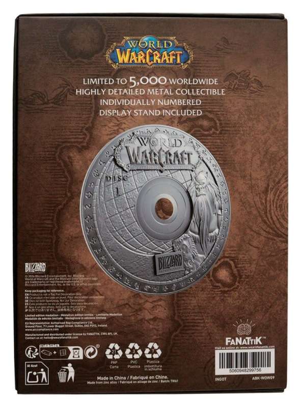 World of Warcraft Replica CD-ROM Limited Edition 11 cm 5