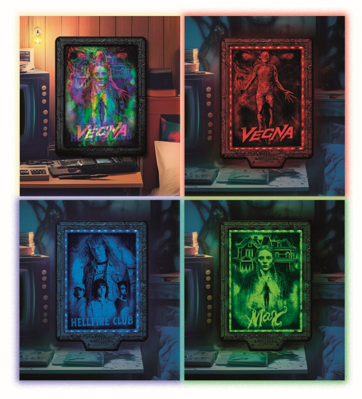 Stranger Things Metamorphic Art Collection Jigsaw Puzzle with Light-Up Effect Vecna (520 pieces) 5